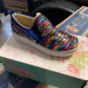 Slip-on shoes for little girls different sizes